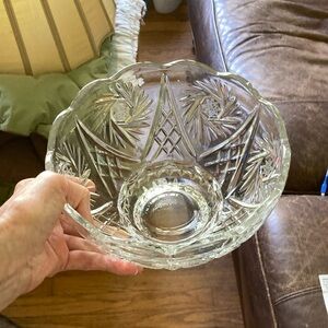 Vintage Lead Crystal Bowl. Perfect